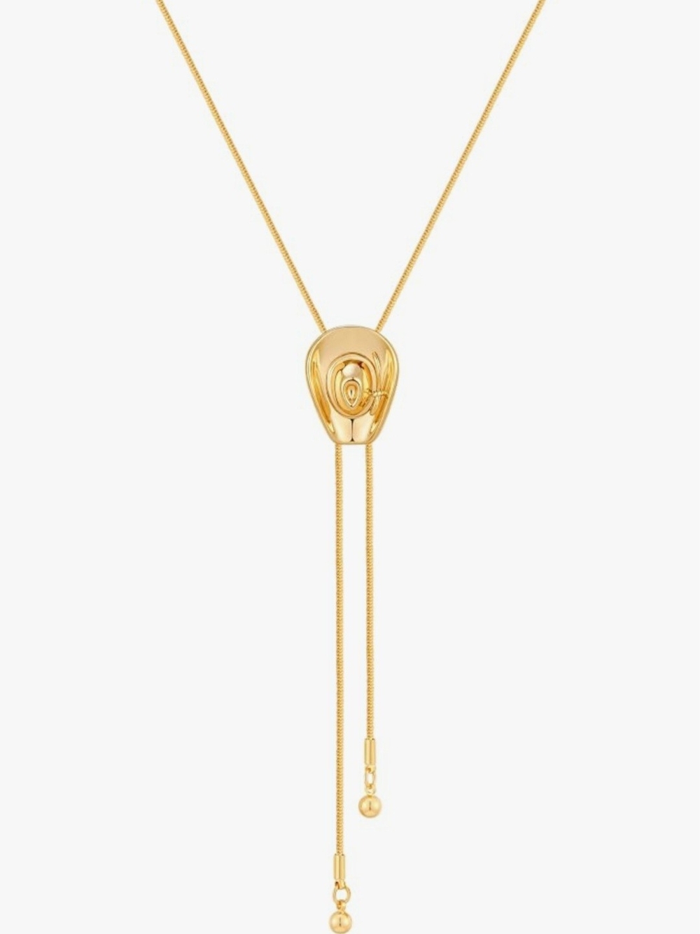 Western cowgirl cowboy hat Adjustable Bolo Slide Lariat Necklace New